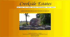 Desktop Screenshot of creeksidelots.com