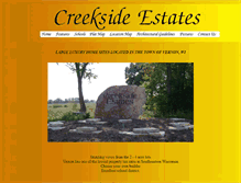 Tablet Screenshot of creeksidelots.com